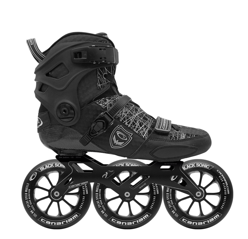 Bullet Raptor 10.0 3MAX 3x125mm Black Sonic Negra