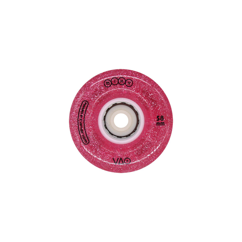 Rueda VAO MIXY Tradicional (58mm) Fucsia Glitter