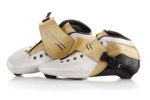 Bota One Carbón Blanco / Dorado