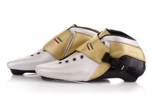 Bota One Carbón Blanco / Dorado